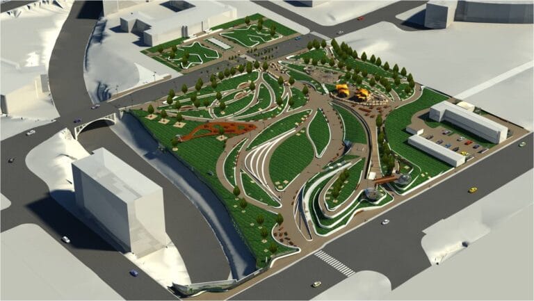 3d bim modeling for public park 768x433
