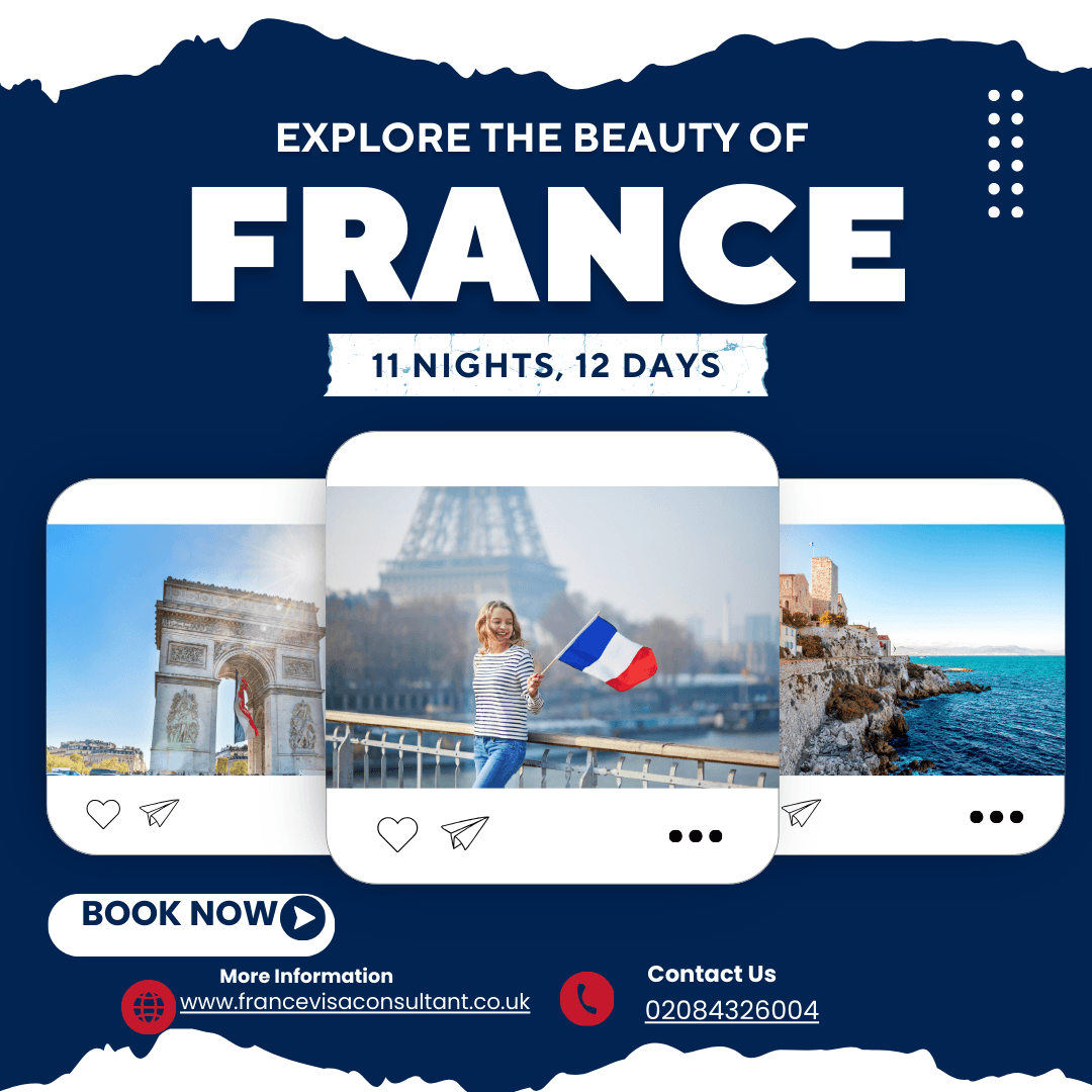 Brown and White Modern Travel To France Instagram Post 1