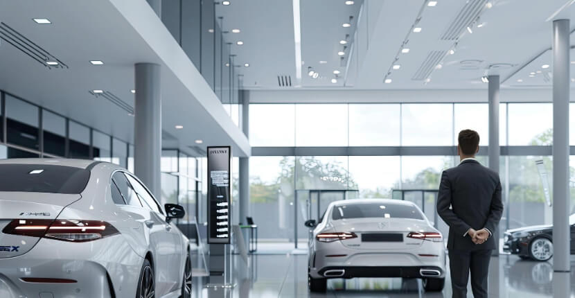 Car Showroom Ceiling