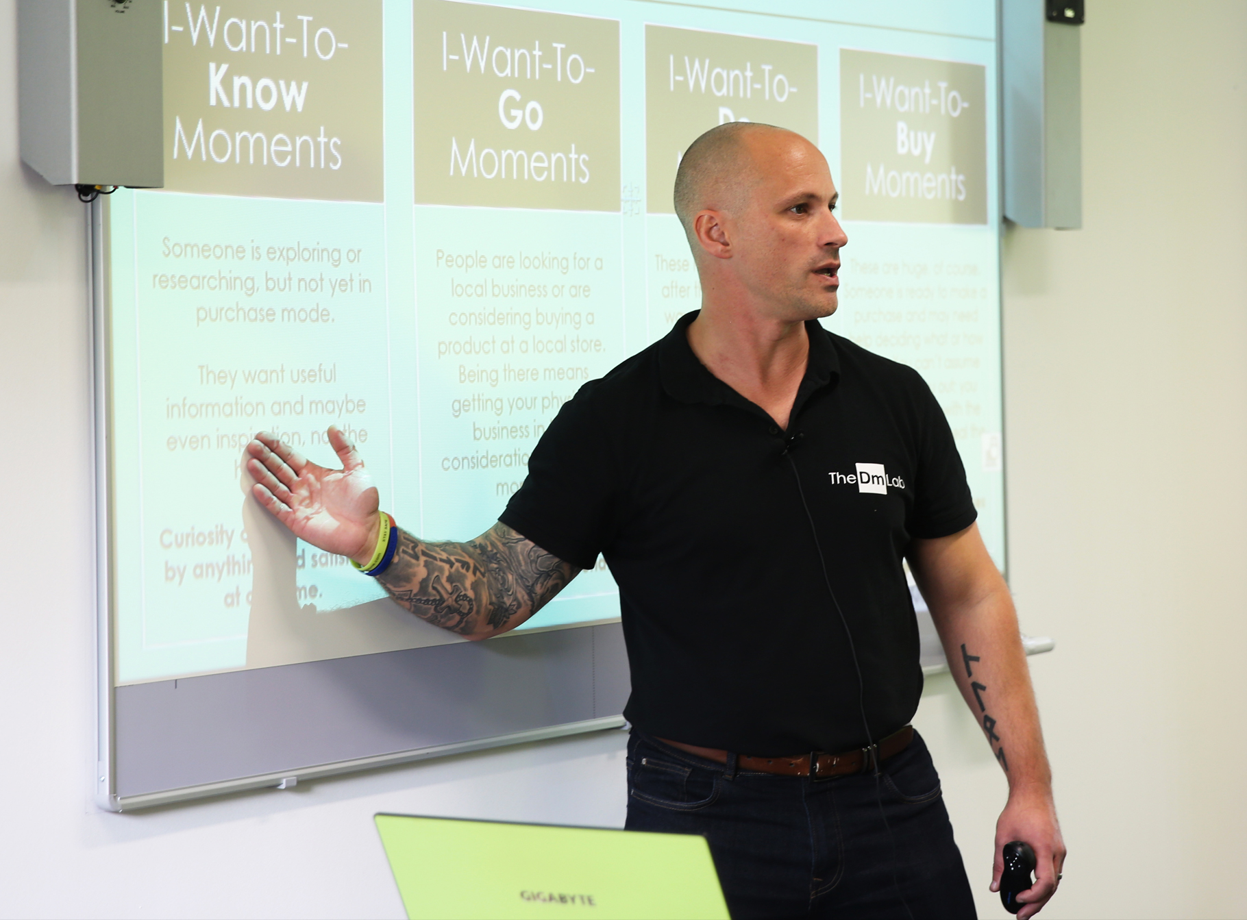 Chris presenting 1