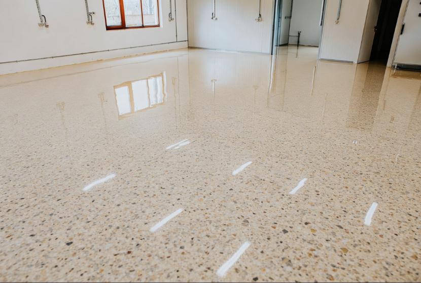 Decorative Flake Epoxy Flooring Banner