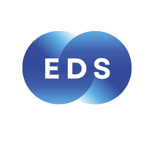 Financial Advisor Logo in Dark Light Blue White Clean Minimalist Style