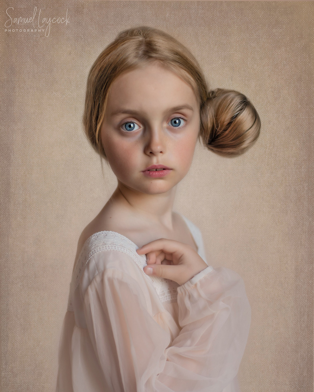 Fine Art Blue Eyed Princess