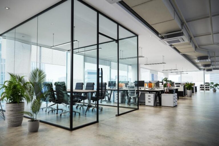 Framed Glass Partitioning 768x512