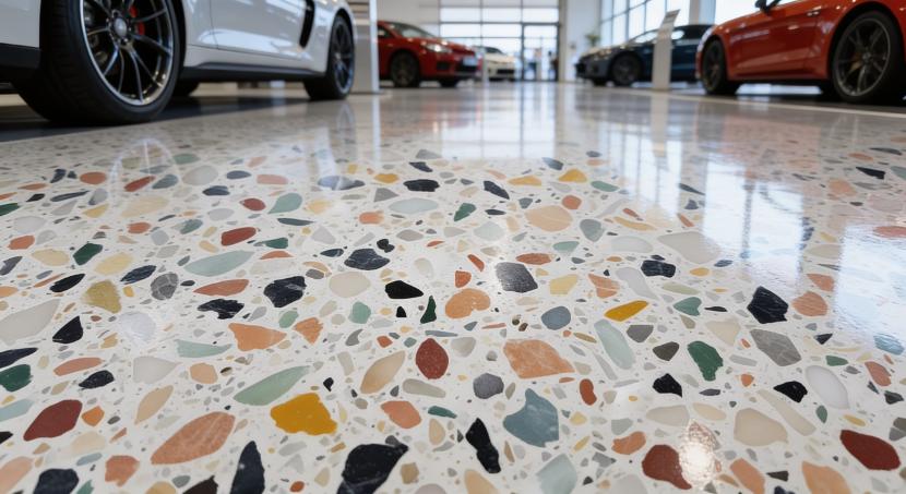 Garage Floor Coating Flake System Banner
