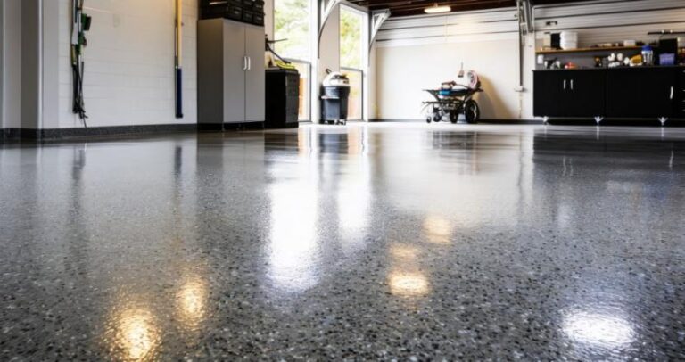 Garage Floor Epoxy Coating Banner 768x406