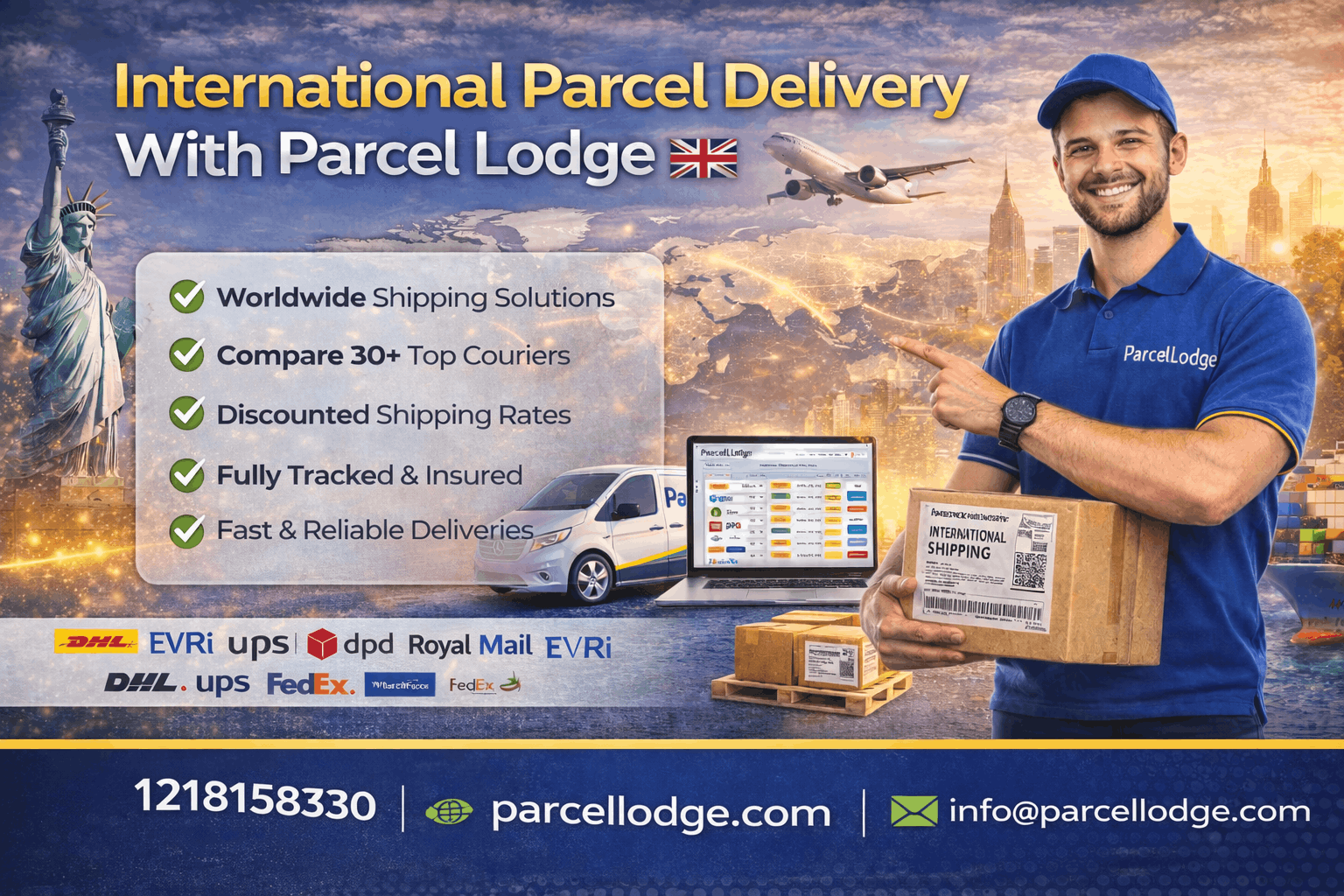 Global parcel delivery with Parcel Lodge 1