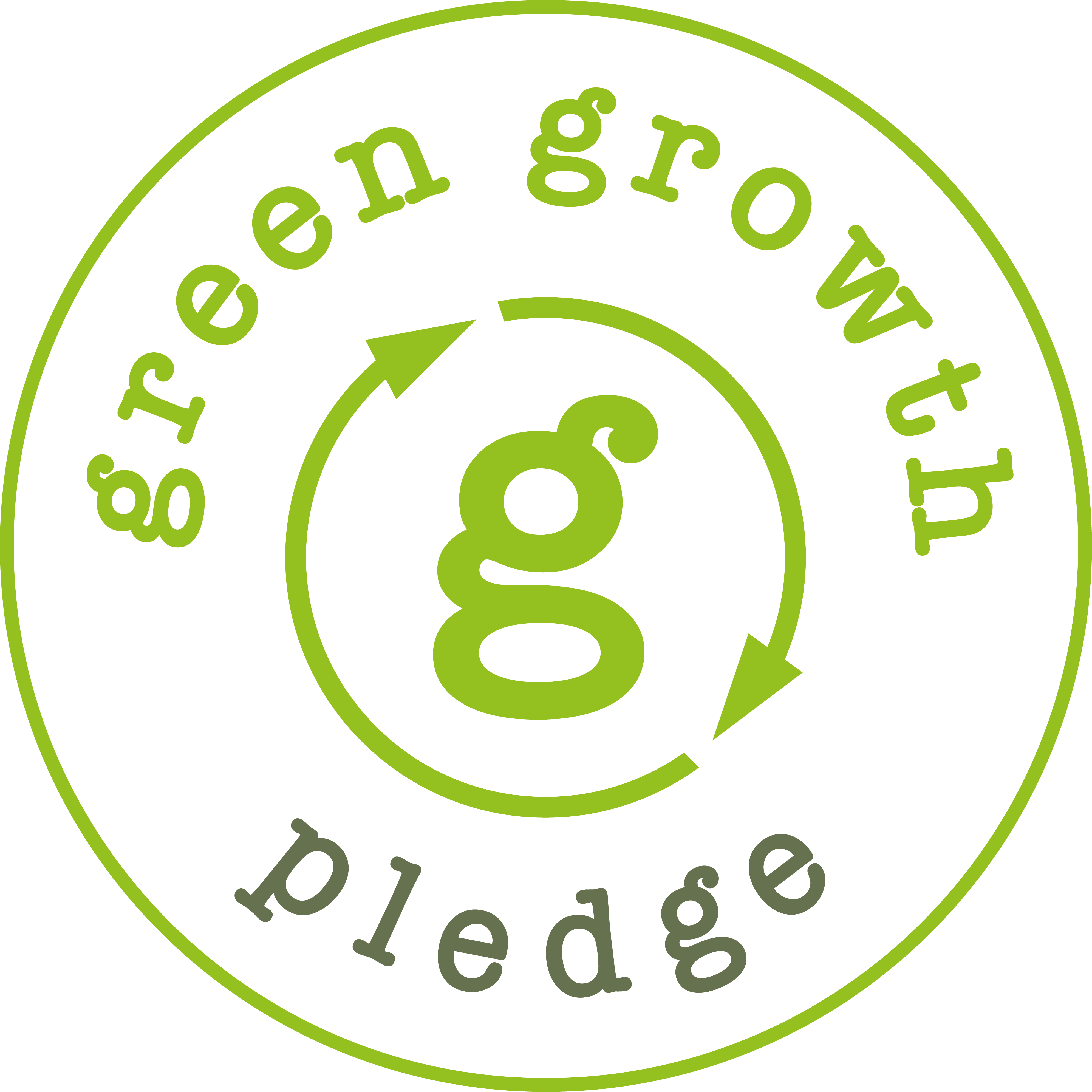 Green Growth Pledge Logo English