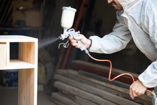 Kitchen Cabinet Spray Painter banner