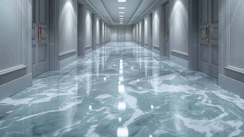 Marbled Epoxy Flooring cover