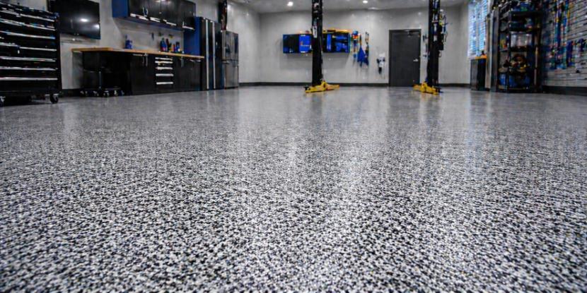 Non Slip Flake Epoxy Floor Banner