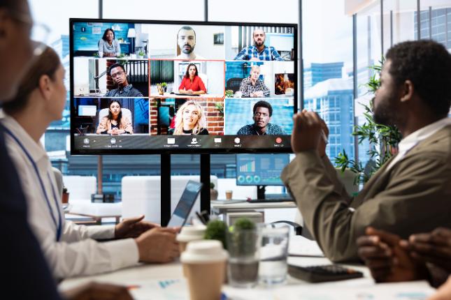 Teleconference Equipment Banner