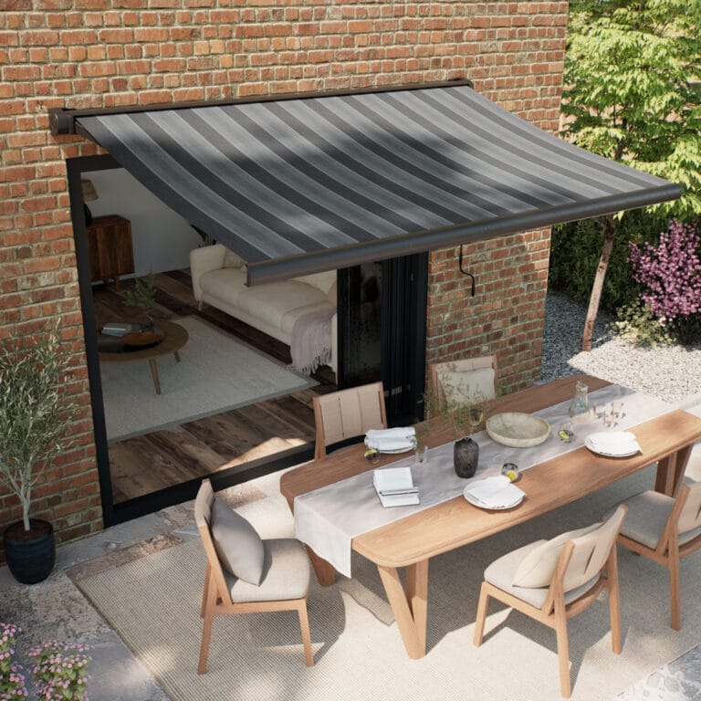 bali stripe graphite awning blind full cassette 768x768