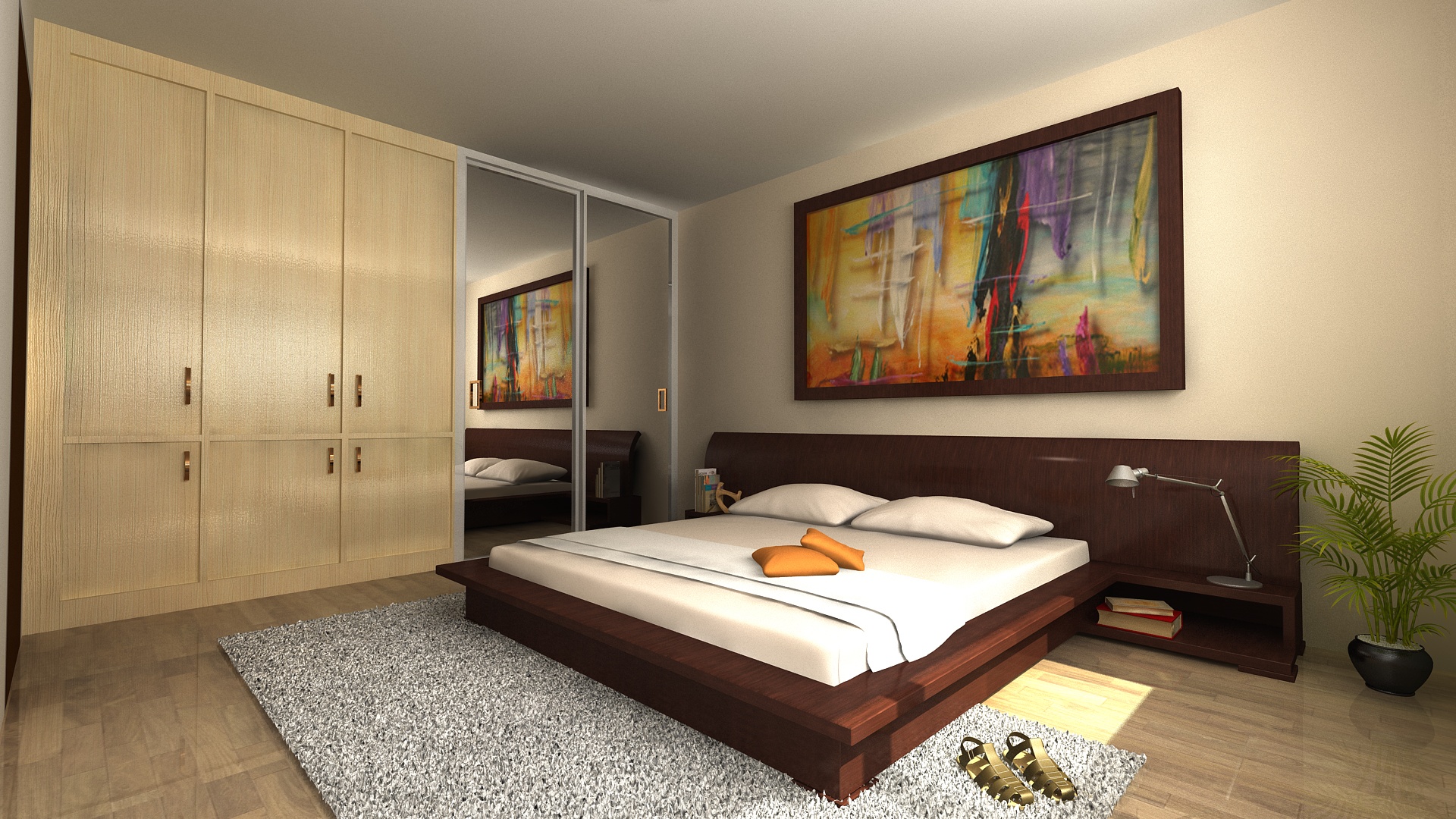 bedroom 3D Rendering Services India