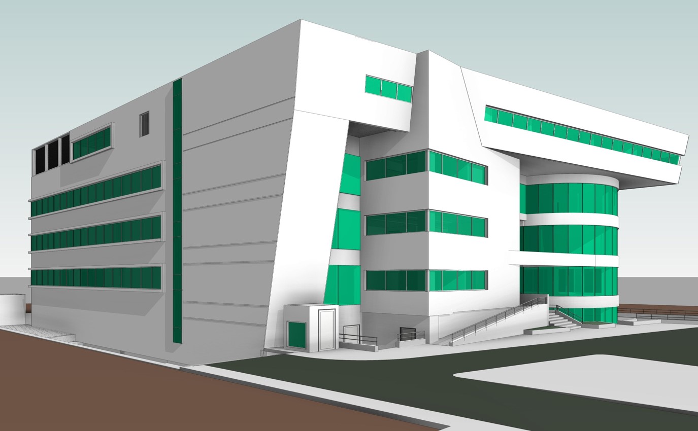 bim model of national eye hospital