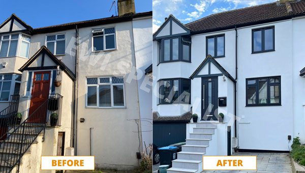 external house rendering project