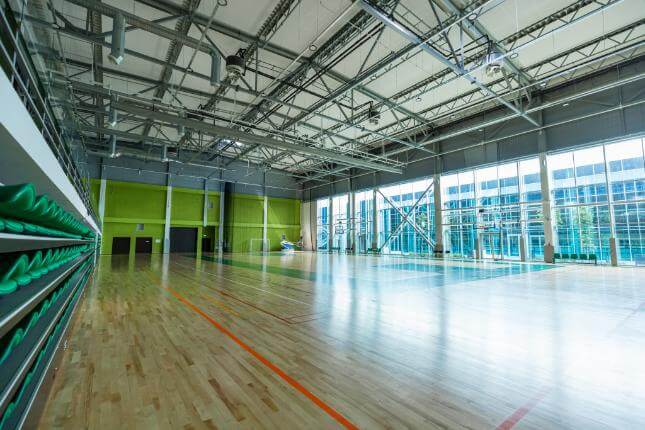 gymnasium flooring