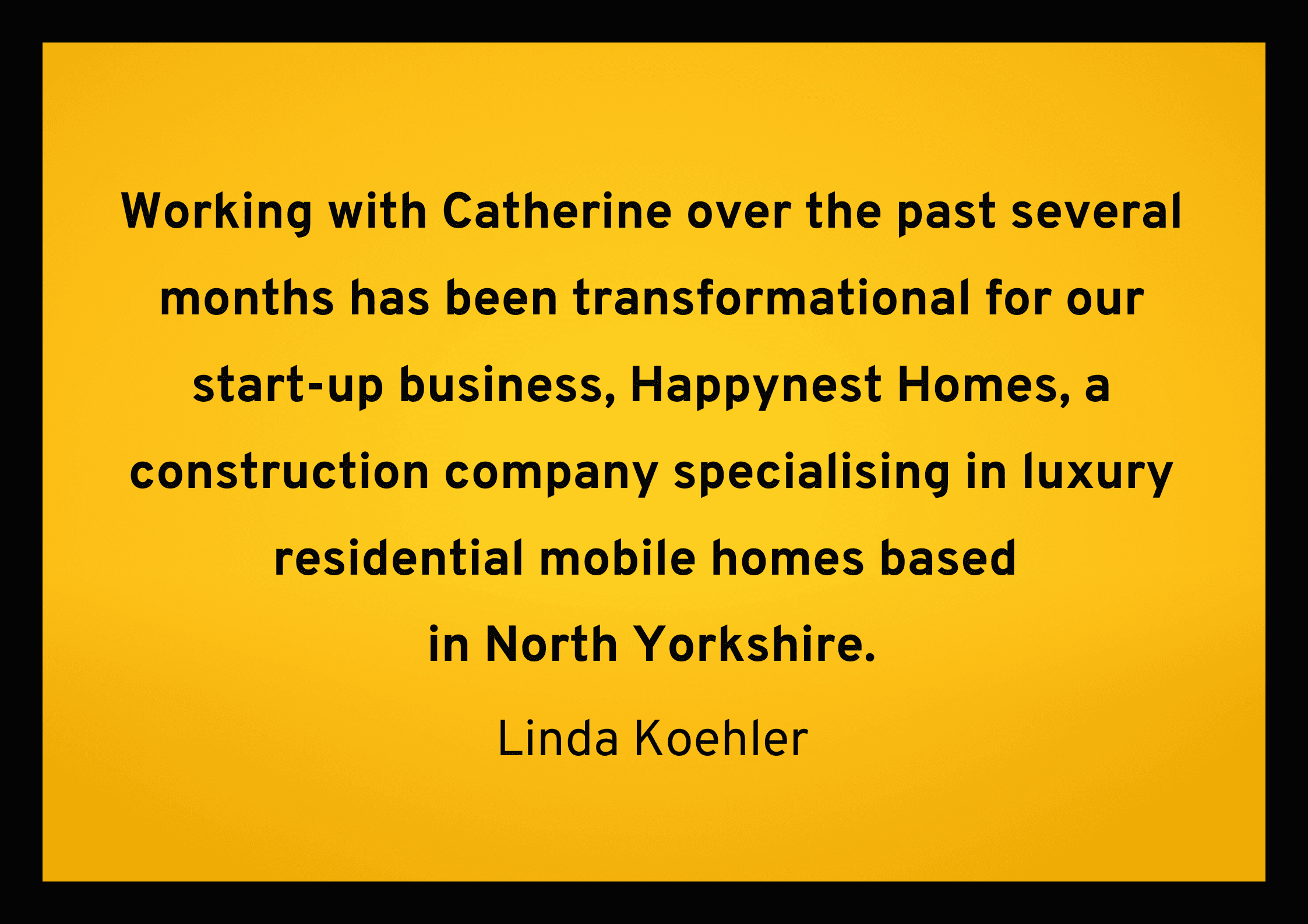 small business marketing consultant catherine mcmanus testimonial