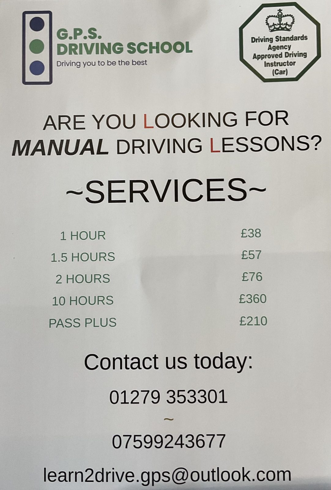 G.P.S. Driving School