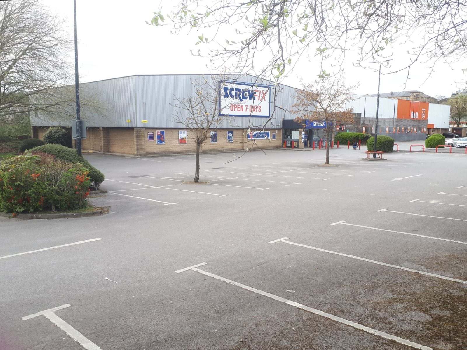 A Screwfix store, not these premises