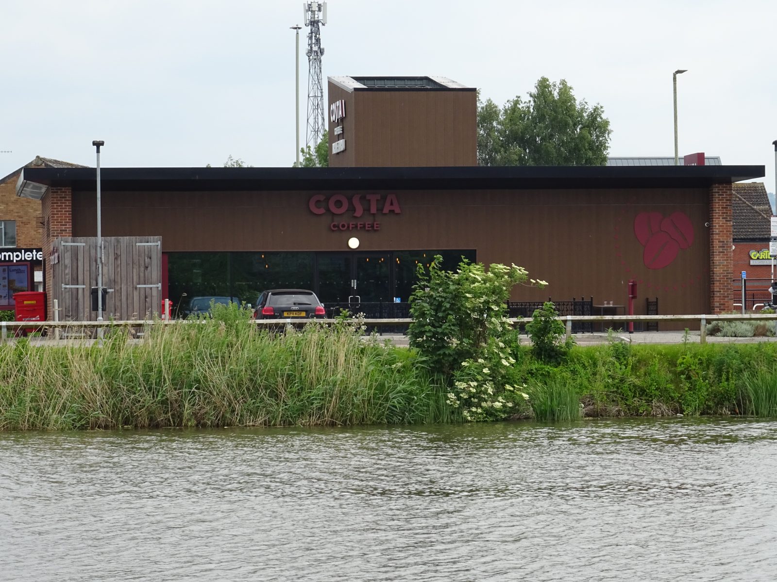 A Costa Coffee store, not these premises