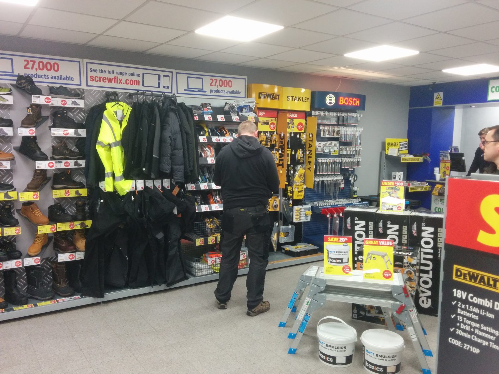 A Screwfix store, not these premises