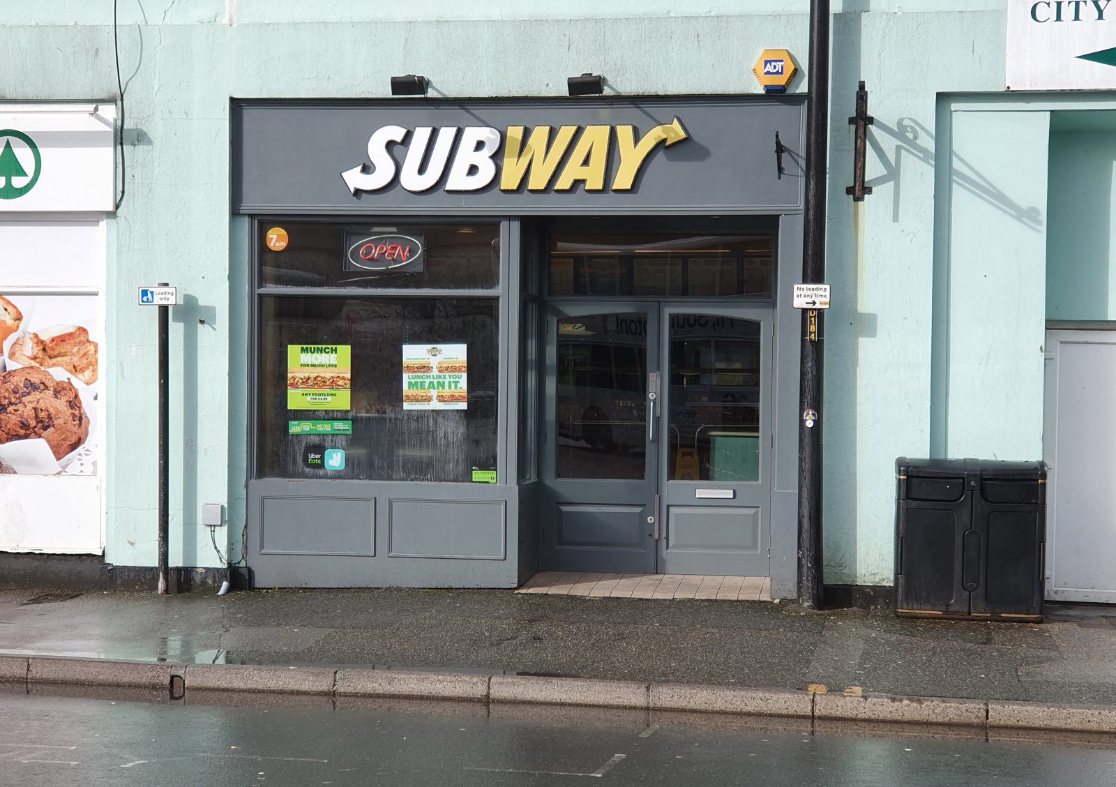 A Subway store, not these premises