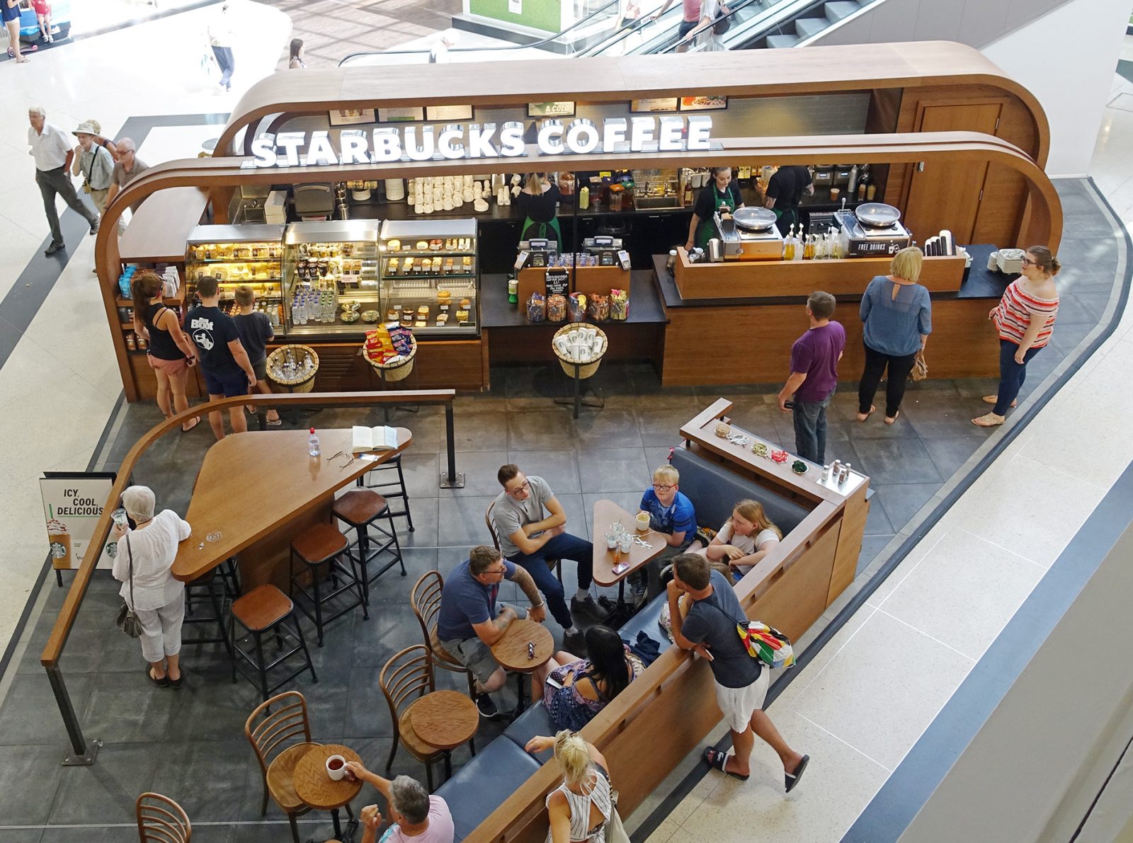 A Starbucks store, not these premises