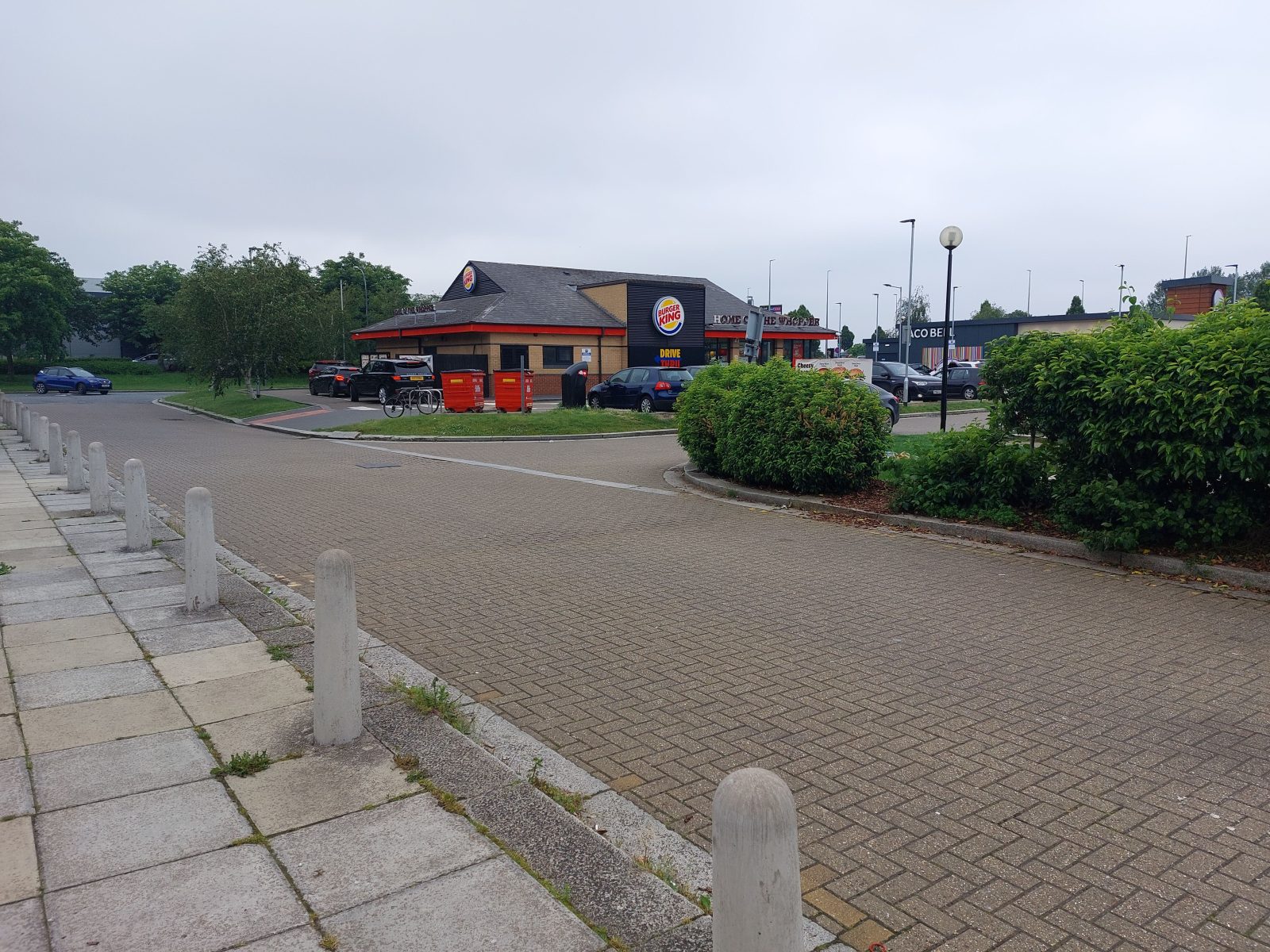 A Burger King store, not these premises